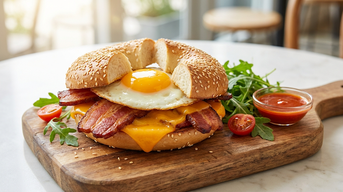 EGG, MEAT & Cheese Sandwich