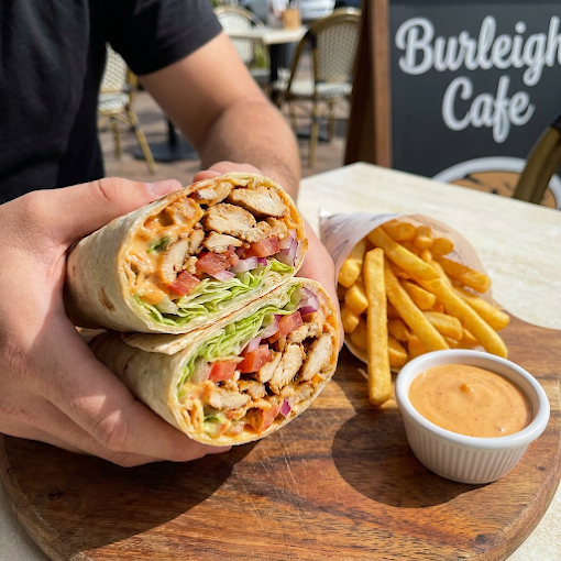 GARLIC BUFFALO CHICKEN-SHAWARMA