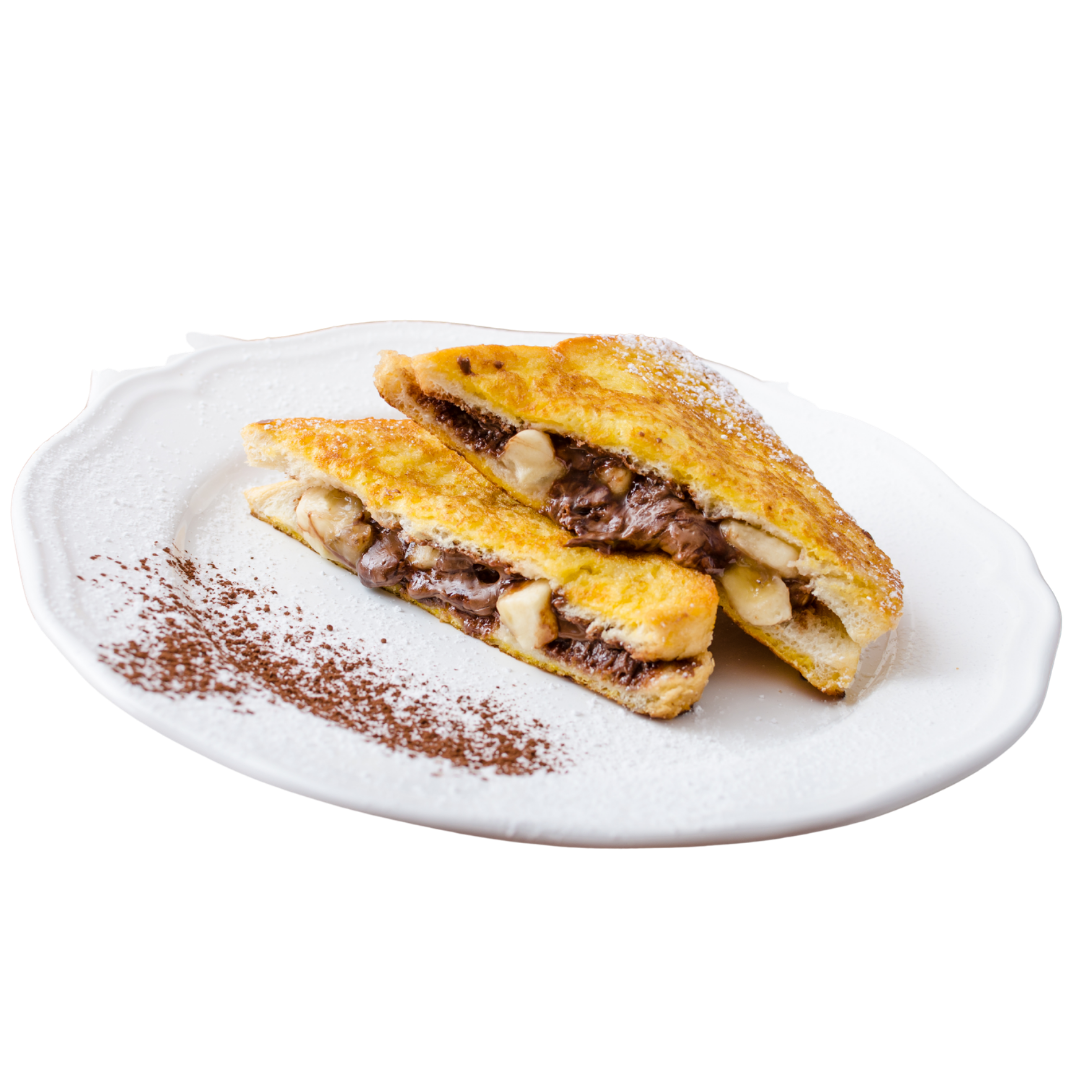 Nutella & Banana Stuffed French Toast